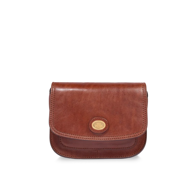 Borsa tracolla in pelle a scomparti small size