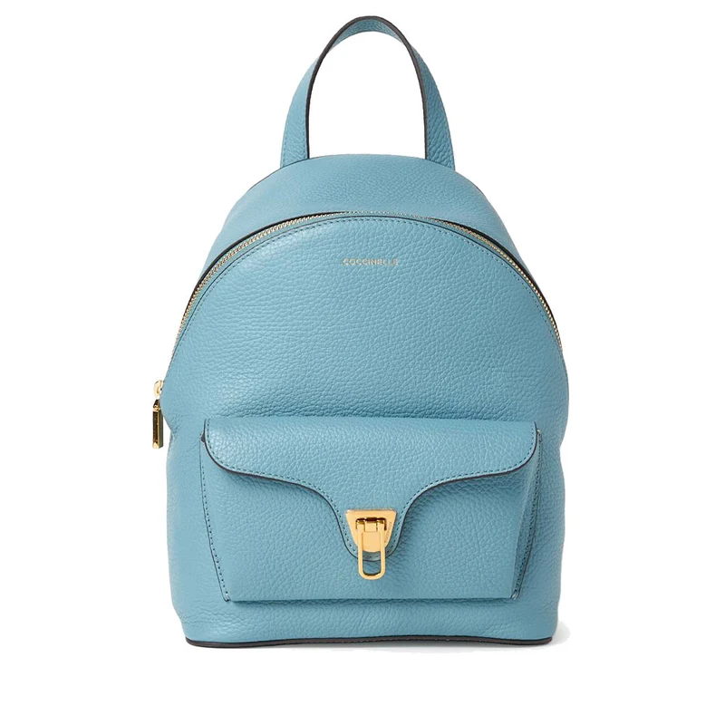 Zaino Donna COCCINELLE in Pelle Linea Beat Generation colore Artic Blue