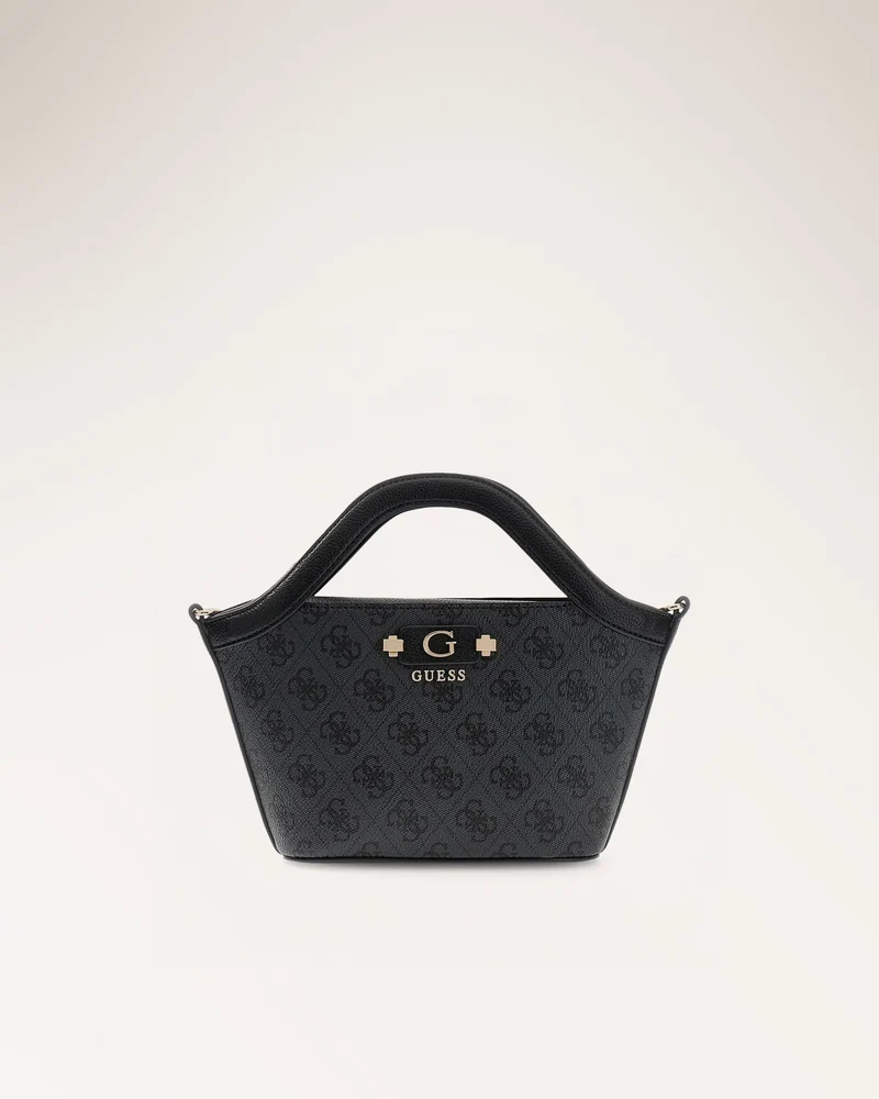 Lindsey Mini Tote Coal Logo
