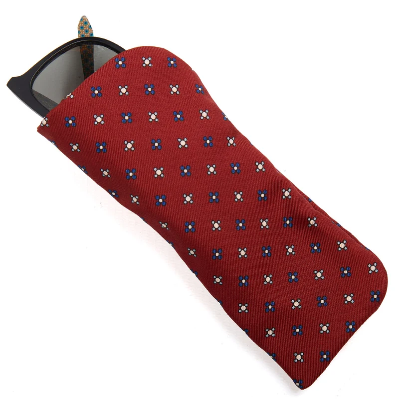 BURGUNDY GLASSES CASE