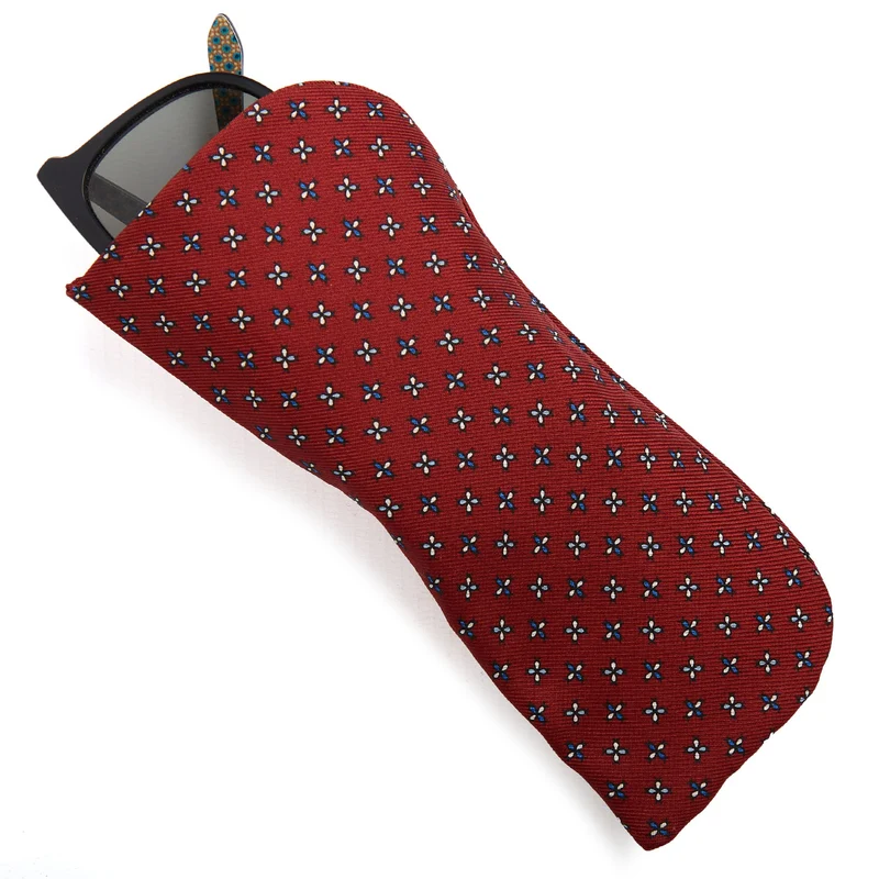 BURGUNDY GLASSES CASE