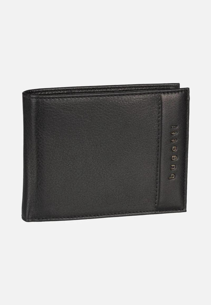 Nome Horizontal with Flap III Schwarz - Wallet