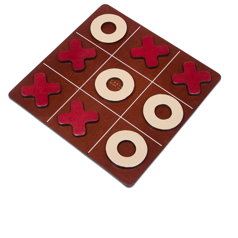 Gioco tris in pelle