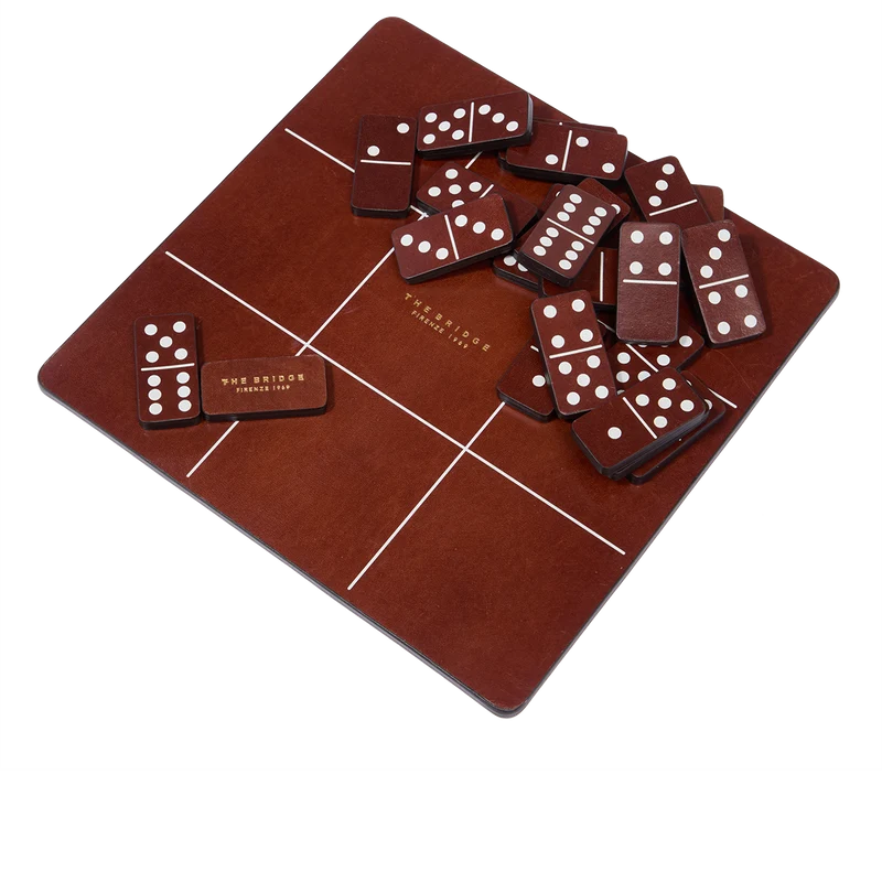 Gioco domino in pelle