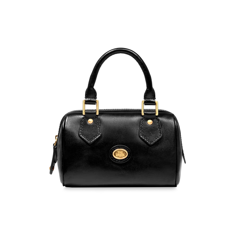 Bauletto in pelle con tracolla removibile