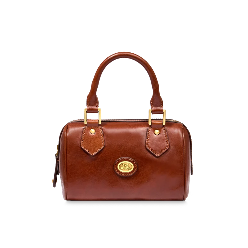 Bauletto in pelle con tracolla removibile