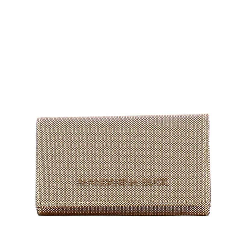 Portachiavi ad Astuccio MANDARINA DUCK linea MD20 in Tessuto colore Taupe