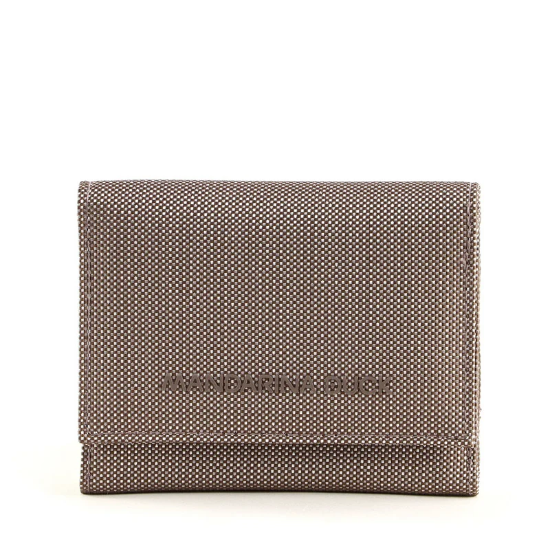 Portafoglio Donna Small MANDARINA DUCK linea MD20 in Tessuto colore Taupe