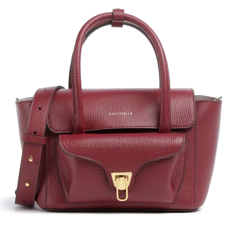 Borsa Donna a Mano COCCINELLE in Pelle Ribes linea Beat Double Small