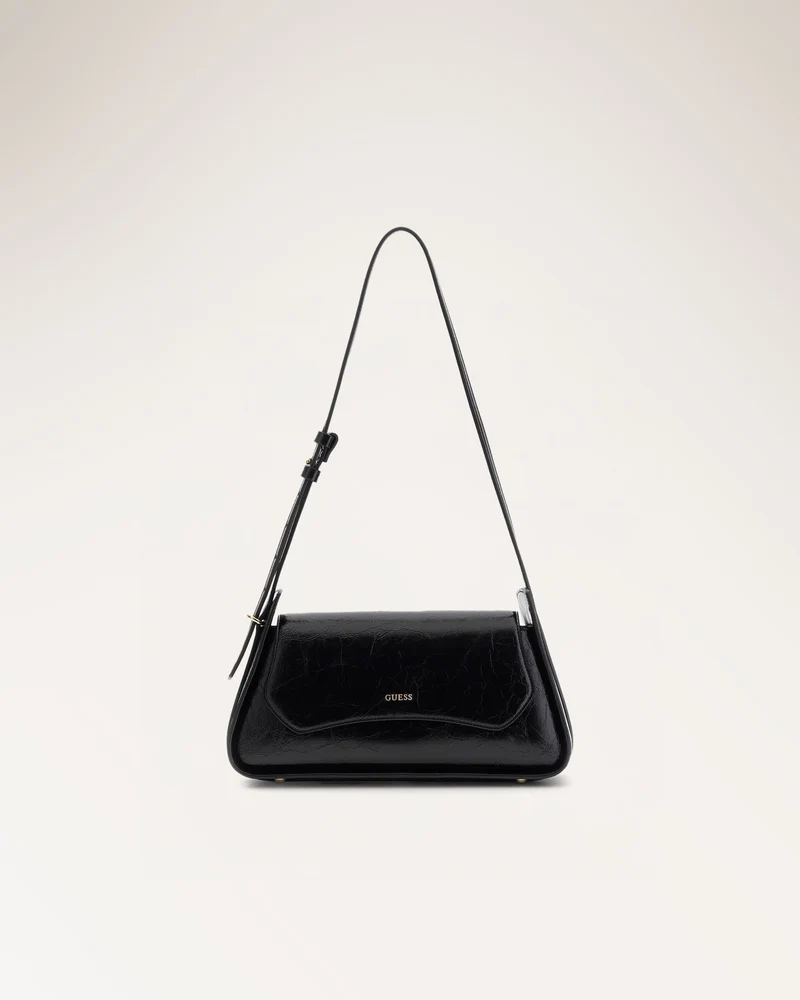 Xena Flap Shoulder Bag Black