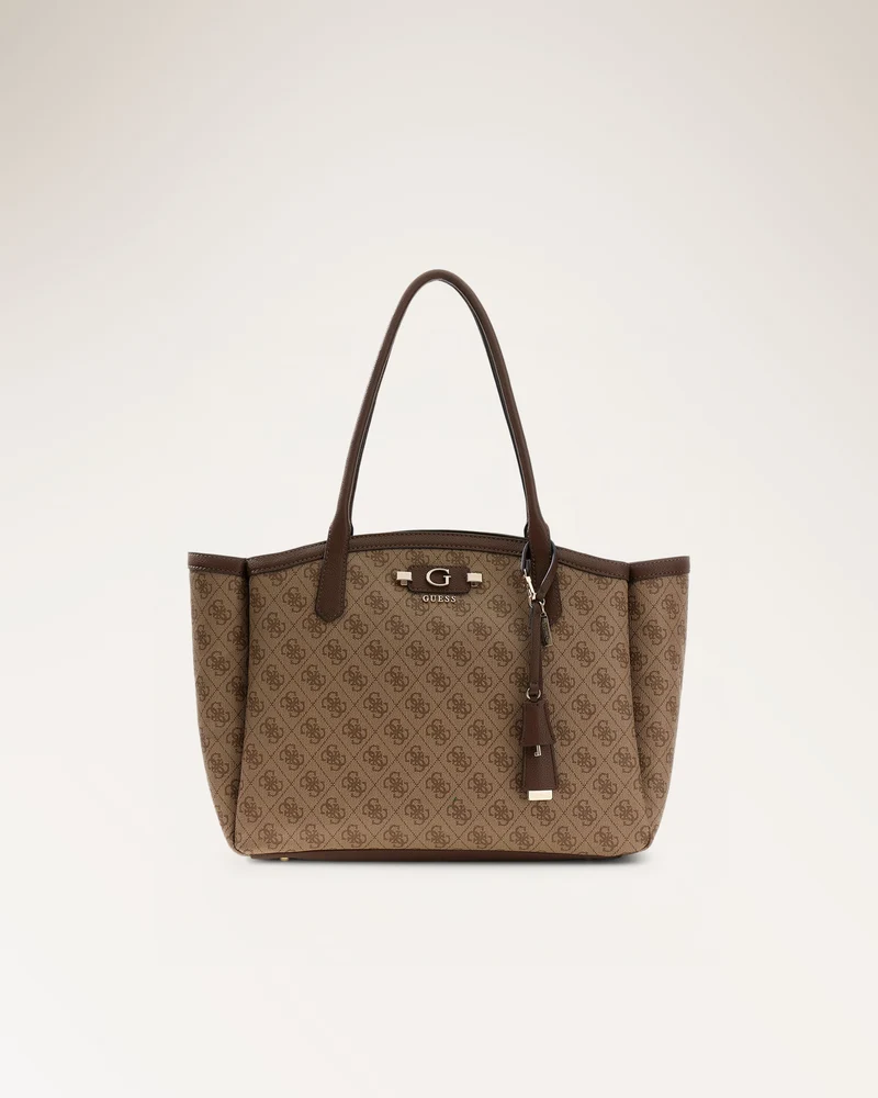 Lindsey Tote Latte Logo