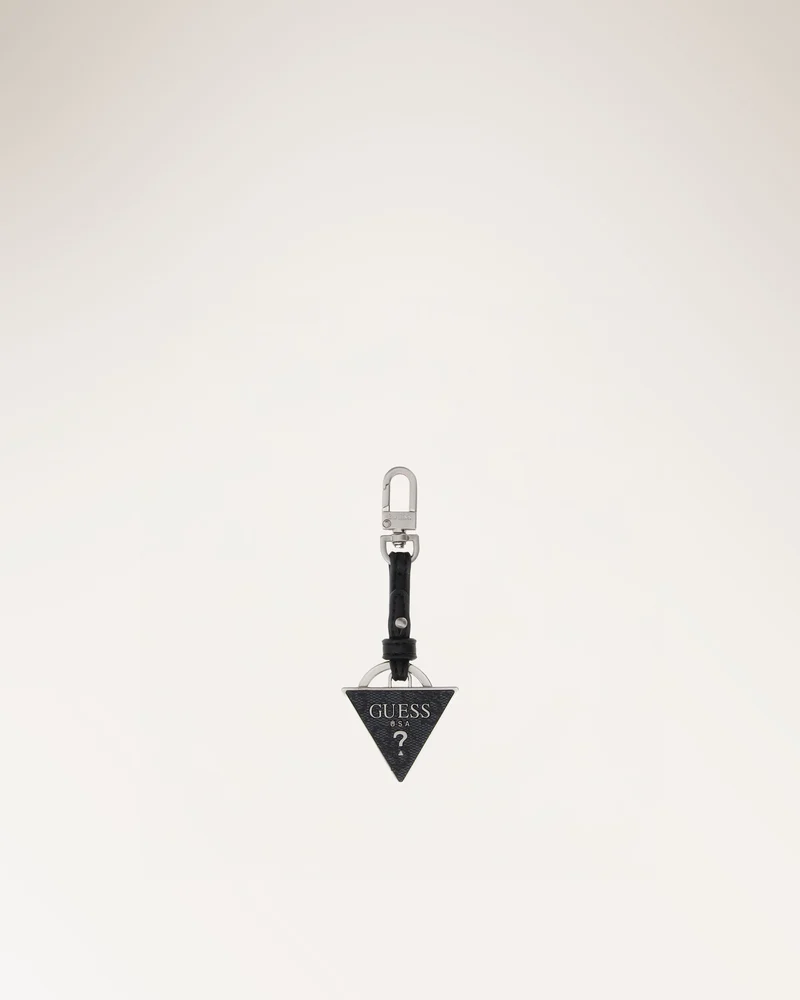 Metal Triangle Keyring Dark