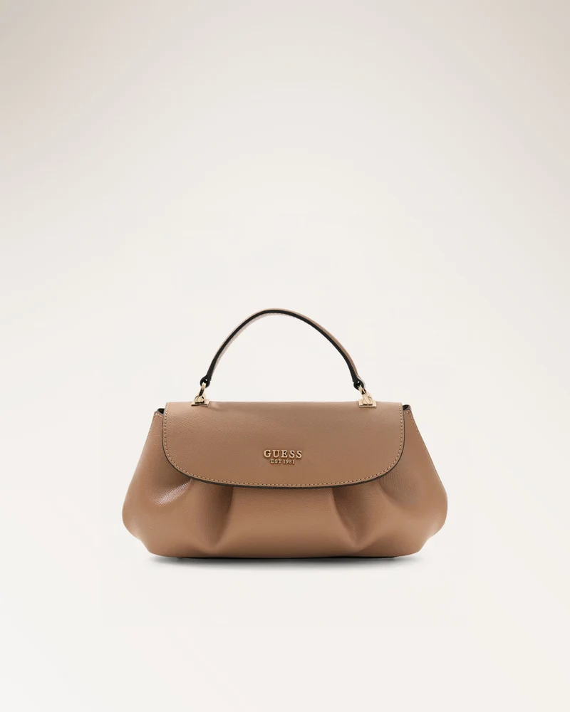 Amorette Top Handle Flap Beige