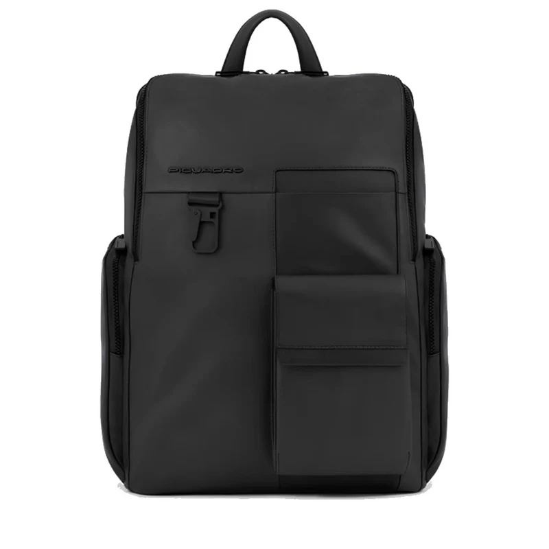 Zaino Uomo PIQUADRO con porta Pc 15,6" in Pelle Nera Linea Finn - CA5989S123
