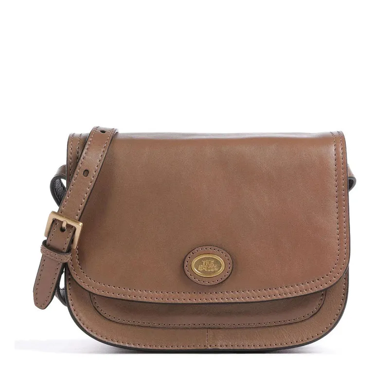 Borsa Donna Piccola a Tracolla THE BRIDGE linea Story in Pelle Beige