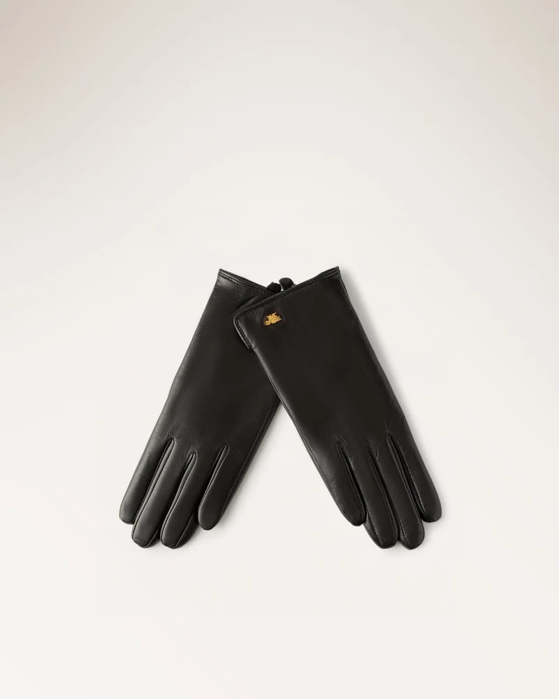 Guanto Donna Nero Abb. Oro