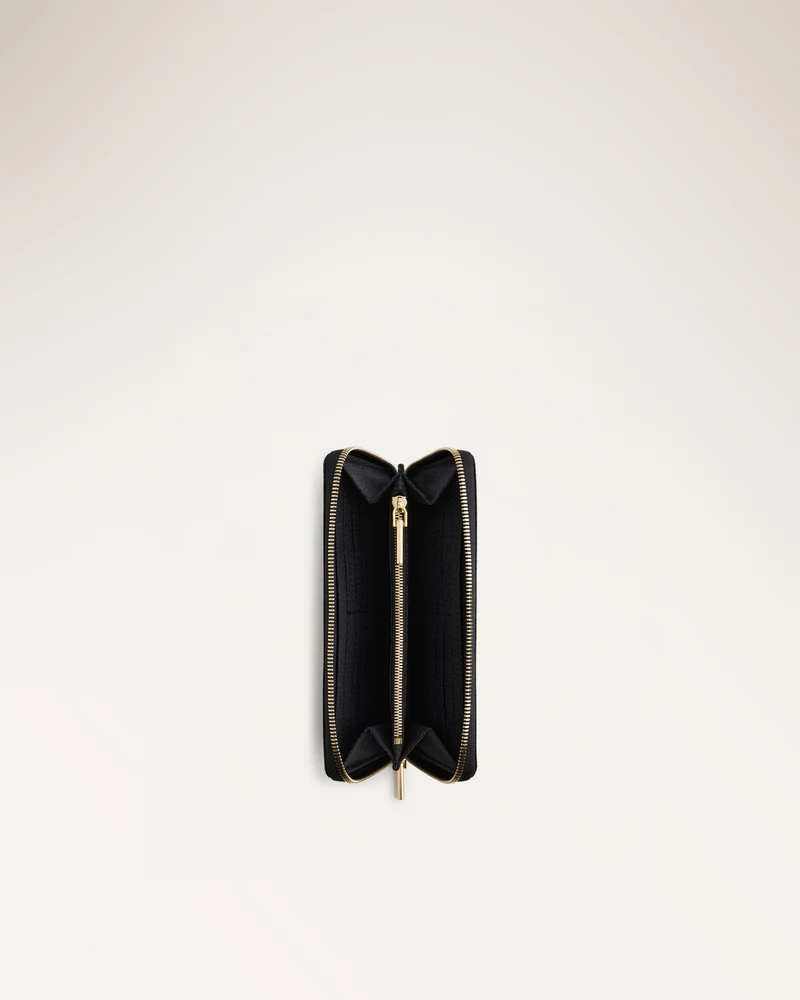 P.foglio Large Zip Around Dark