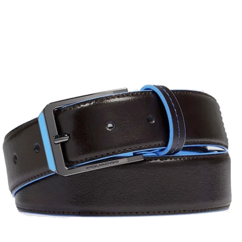 Cintura Uomo PIQUADRO in Pelle Mogano Linea Blue Square - CU6743B2