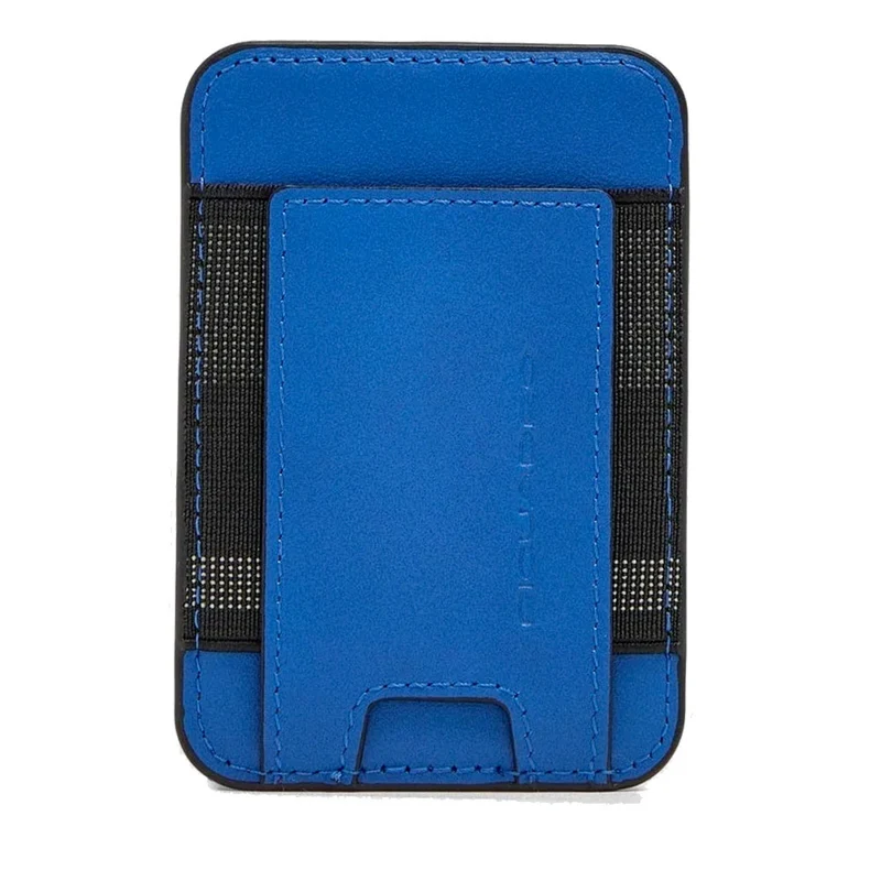 Portacarte PIQUADRO MagSafe in Pelle con RFID Colore Blu - PP7285S145R