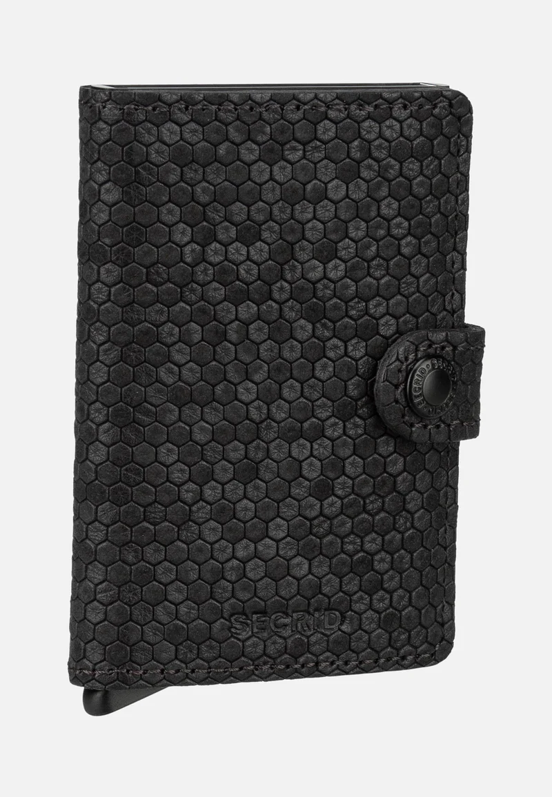 Miniwallet Hexagon Black - Wallet