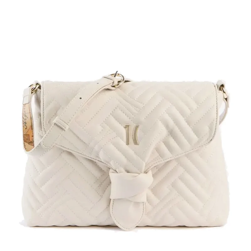 Borsa Donna a Tracolla 1A Classe Alviero Martini linea 1C Urban Glow Trapuntata Avorio LE39