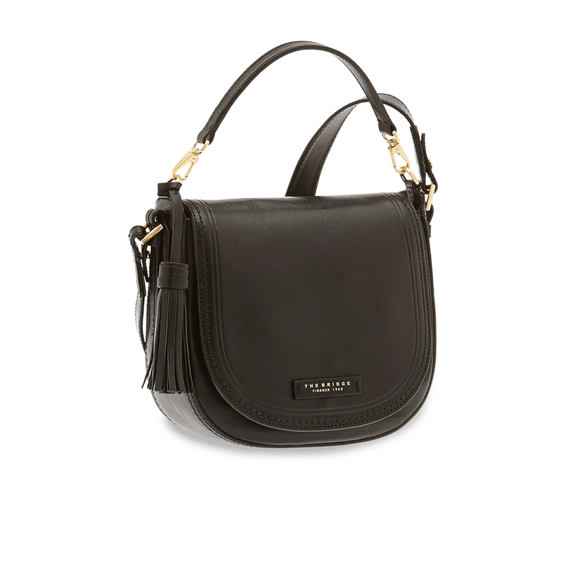Borsa tracolla pelle con manico removibile