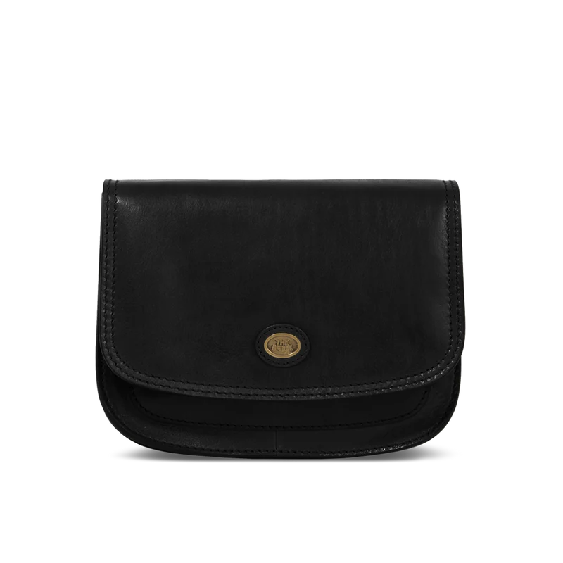 Borsa pelle tracolla a scomparti