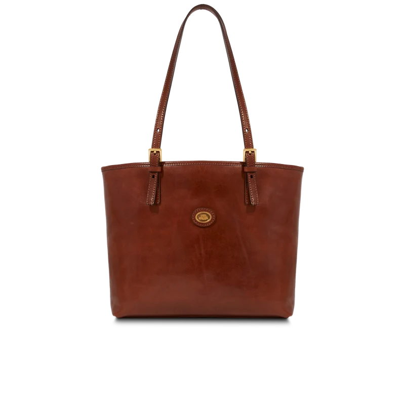 Borsa shopper pelle donna con zip