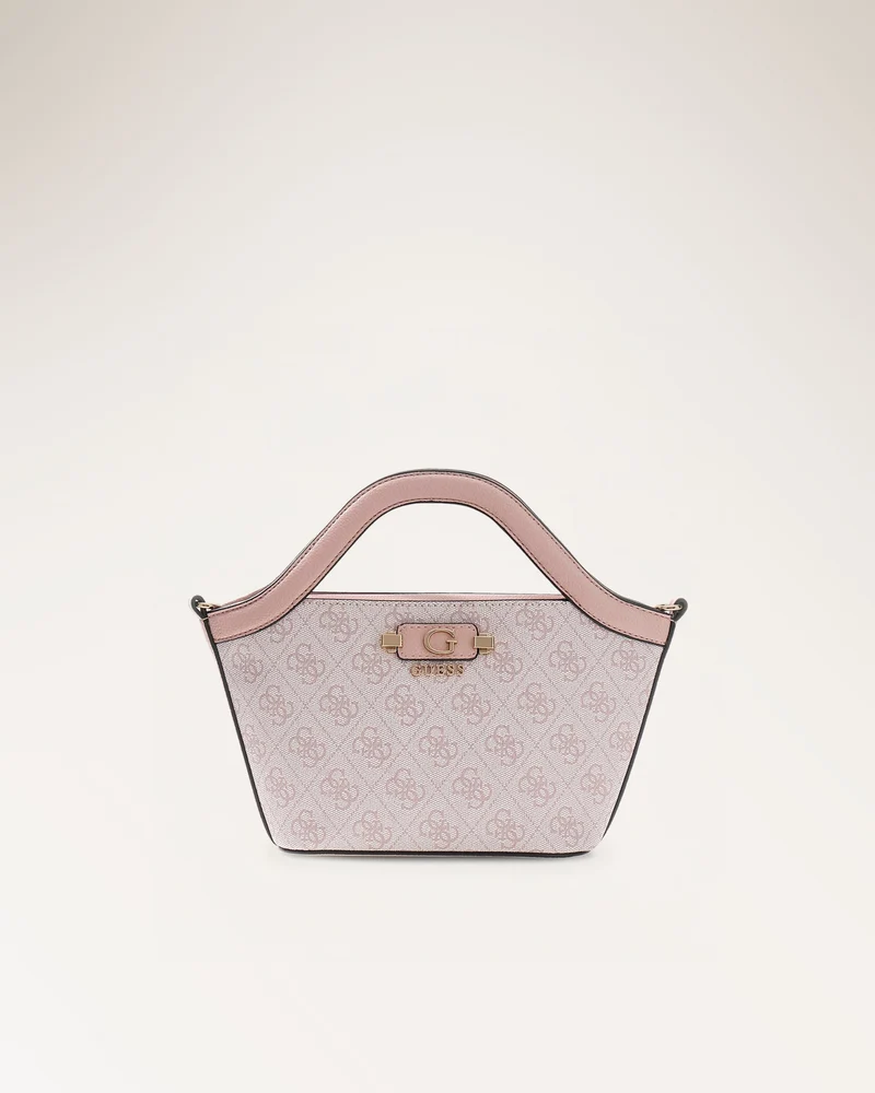 Lindsey Mini Tote Orchid Logo