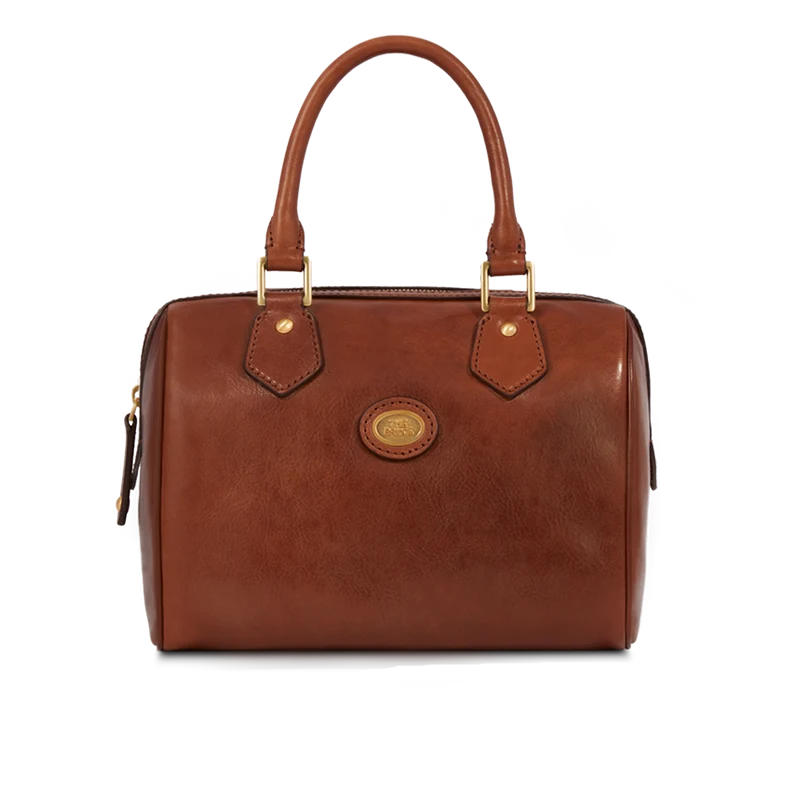 Bauletto in pelle con tracolla removibile