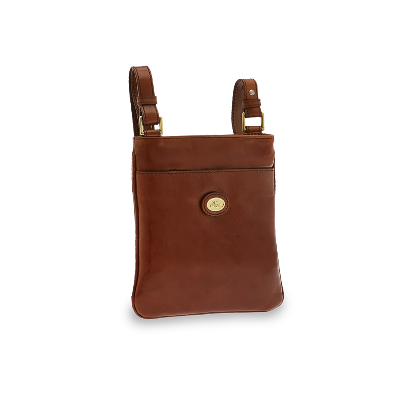 Borsello uomo pelle con zip