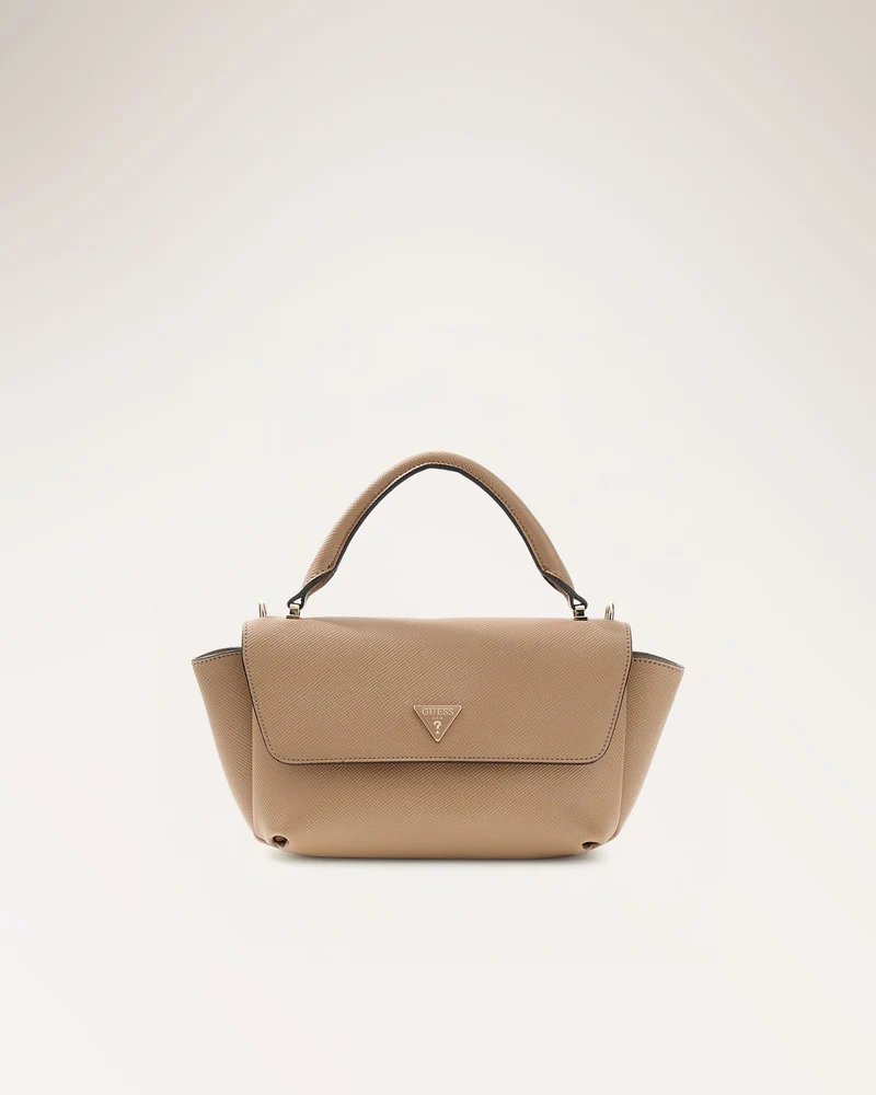 Gilda Top Handle Flap Beige