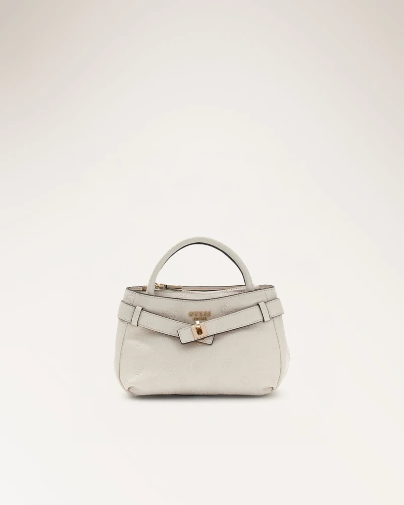 Ella Logo Mini Satchel Stone