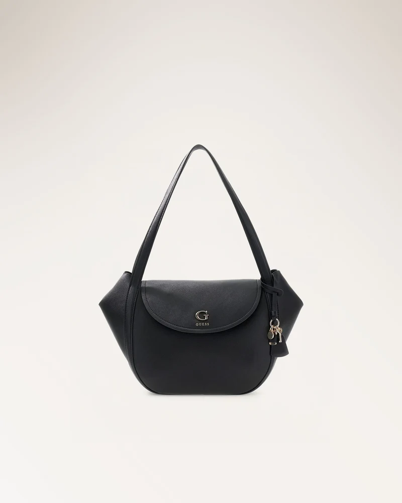 Coleen Flap Shoulder Bag Black