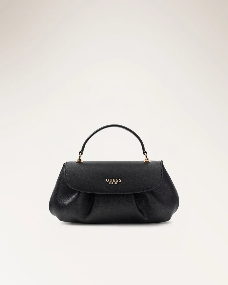 Amorette Top Handle Flap Black
