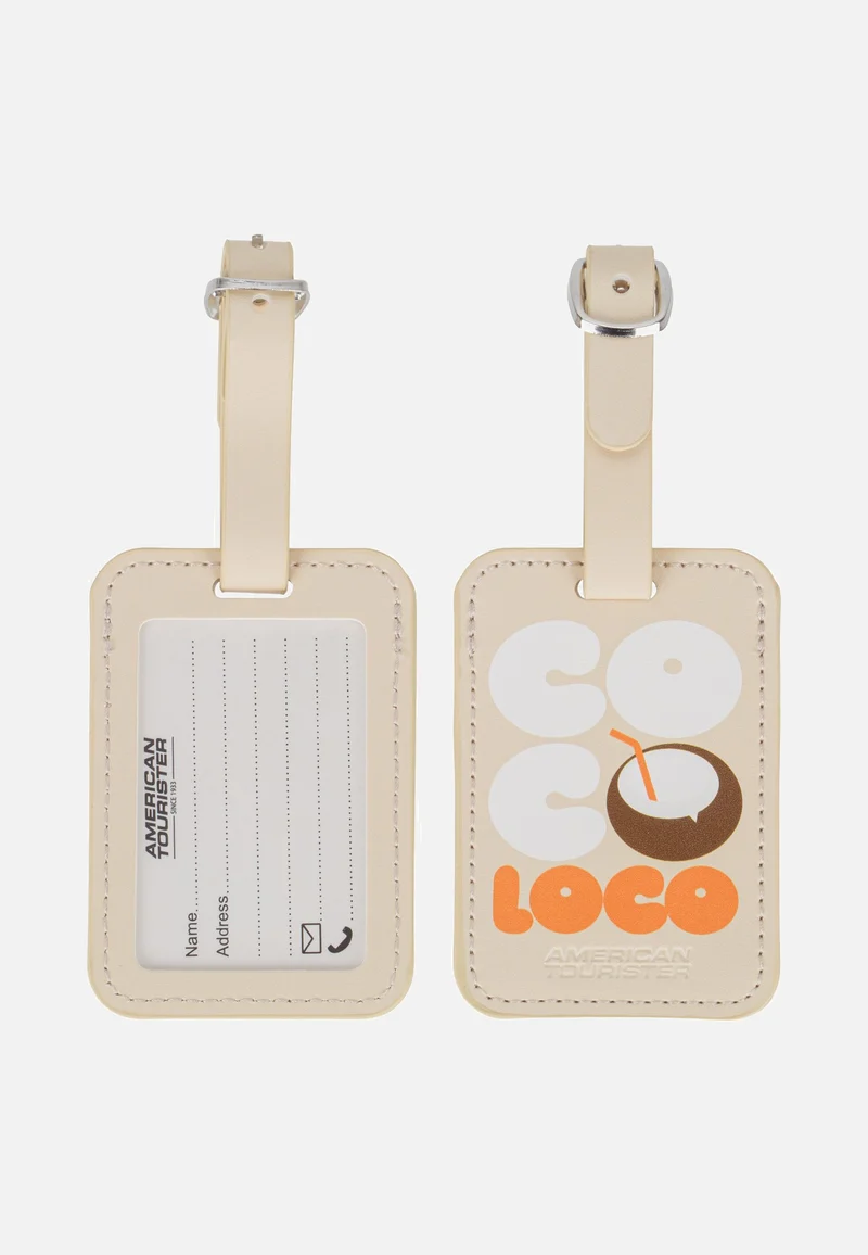 Luggage Tag Pack Of 2 Print Coco Loco - Luggage Tag