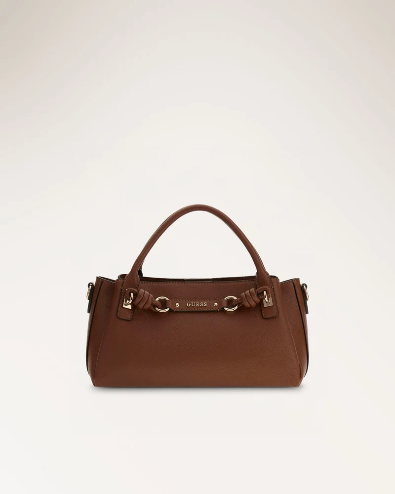 Camelia 3 Comp Satchel Cognac