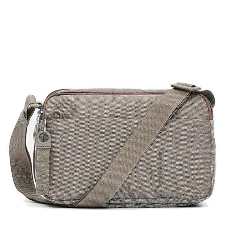 Borsa Donna a Tracolla Espandibile MANDARINA DUCK in Tessuto Linea MD20 Colore Taupe