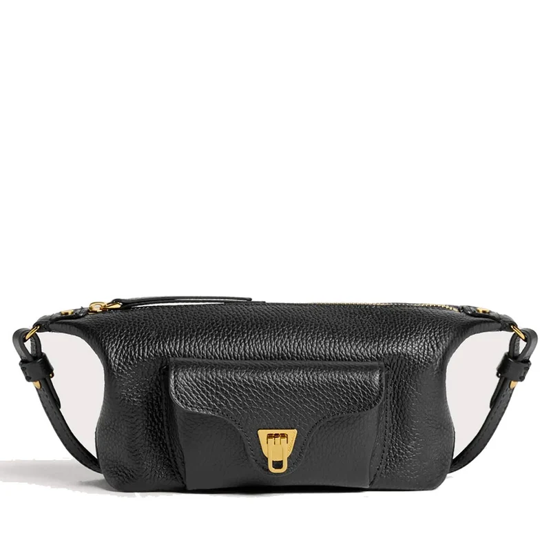 Borsa Donna a Tracolla COCCINELLE in Pelle Nera Linea Beat Generation Mini