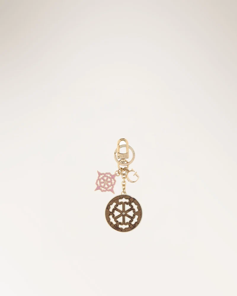 Ella Logo Keyring Rose
