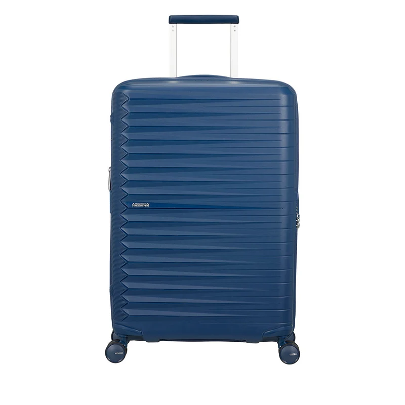 Trolley Medio Rigido Espandibile 4 Ruote AMERICAN TOURISTER linea FastForward colore Navy Blue