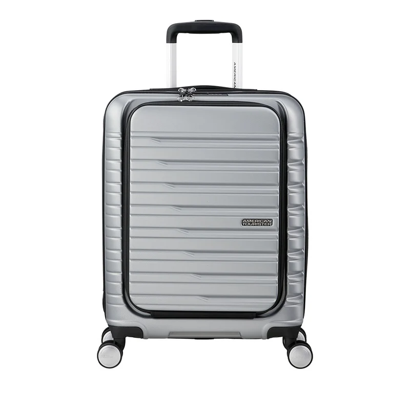 Trolley Cabina Rigido Easy Access 4 Ruote AMERICAN TOURISTER linea Flashline colore Sky Silver