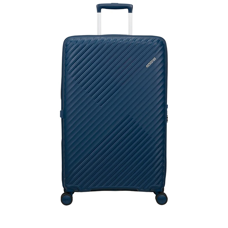 Trolley Grande Rigido Espandibile AMERICAN TOURISTER linea Diablast colore Darkwave Blue