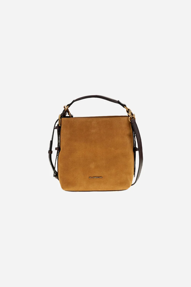 Rechteckige Wildleder-Tote – Tierra Small