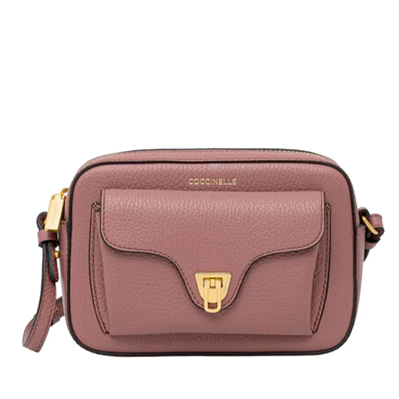Borsa Donna a Tracolla COCCINELLE in Pelle Winter Rose linea Beat Soft Mini