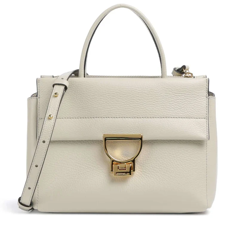 Borsa Donna a Mano COCCINELLE in Pelle linea Arlettis Medium Colore Eucalipto