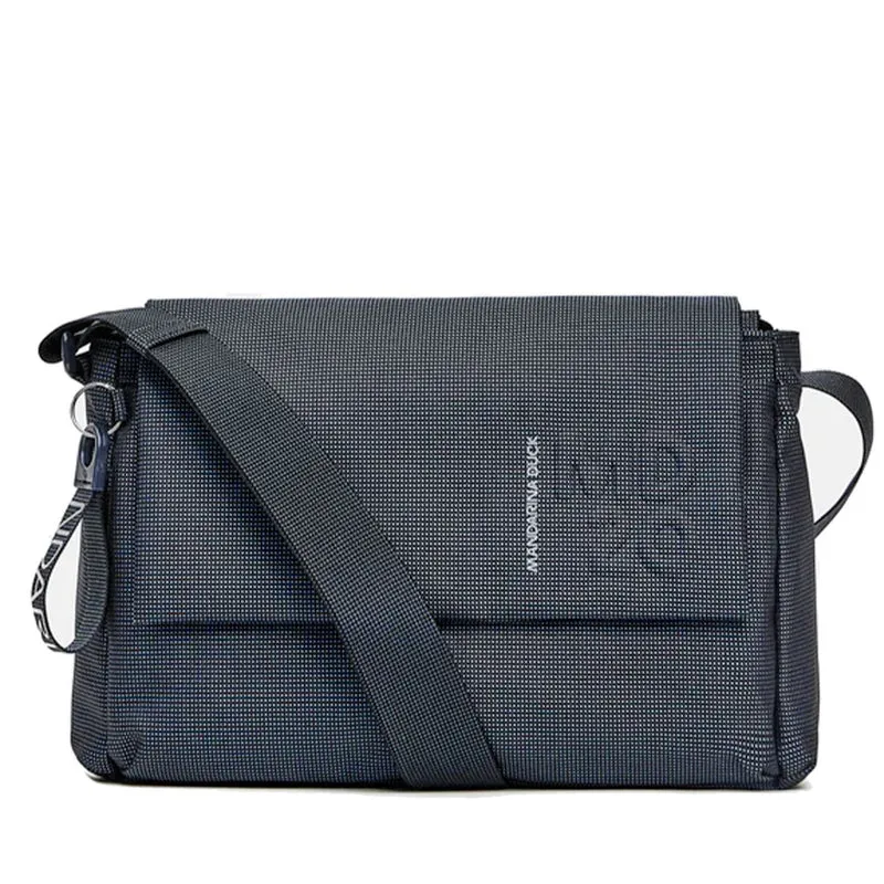 Borsa Donna a Tracolla MANDARINA DUCK Chiusa con Pattina in Tessuto colore Scarab Linea MD20