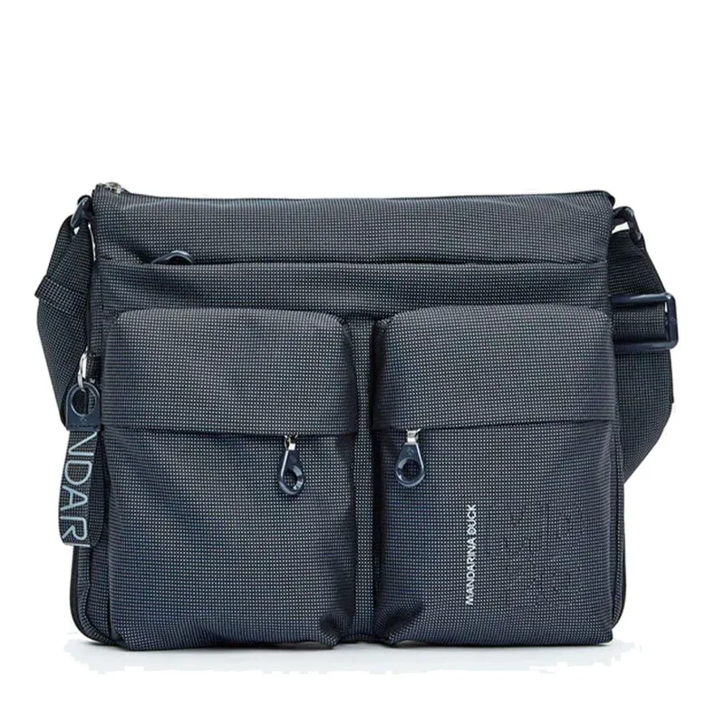 Borsa Donna a Tracolla MANDARINA DUCK Espandibile in Tessuto Linea MD20 Colore Scarab Misura Grande