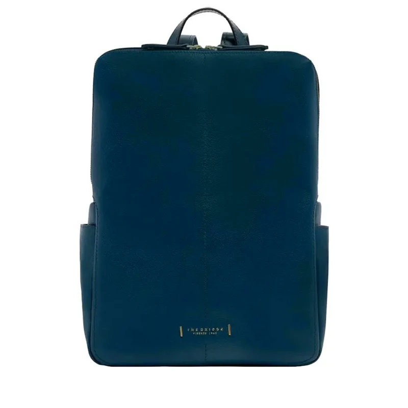 Zaino Donna THE BRIDGE linea Letizia in Pelle Blu Pavone