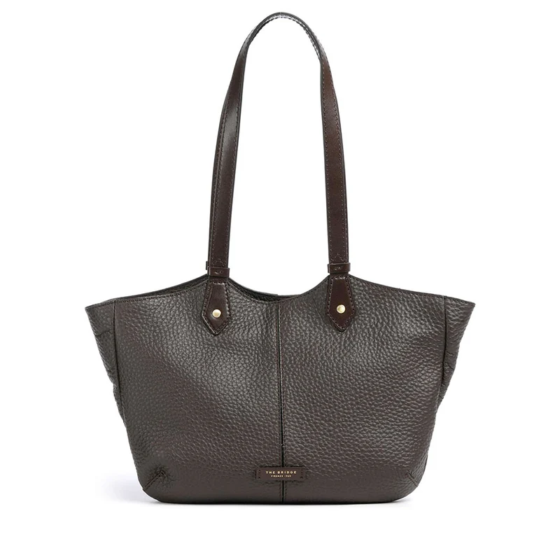 Shopping Bag Donna THE BRIDGE linea Martina in Pelle color Moka